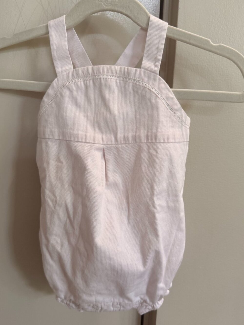 Janie and Jack Pale Pink Bubble Romper 6-12 Months